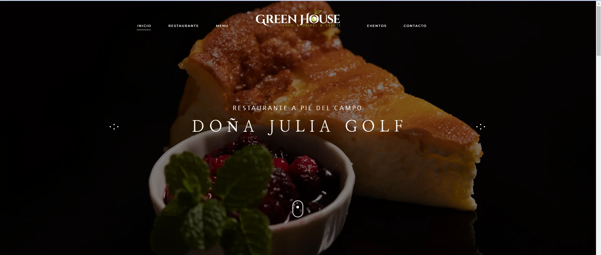 diseños web para restaurantes